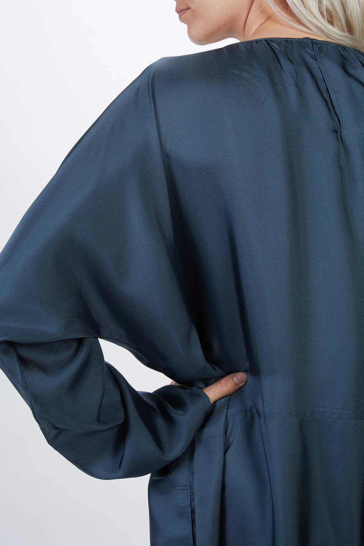 THE RHODES SATIN MAXI DRESS