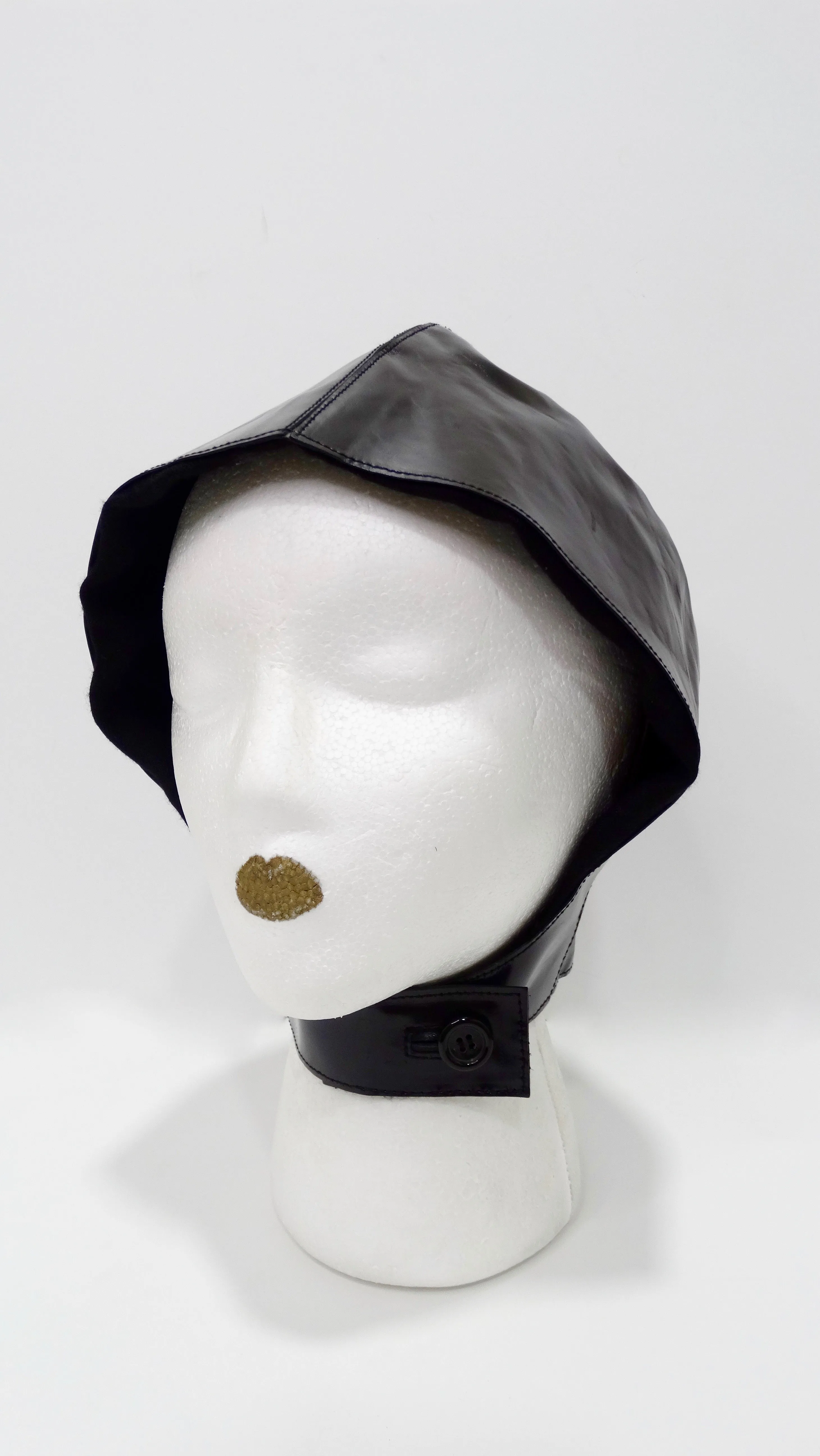 Tom Ford for YSL Black Leather Flight Cap