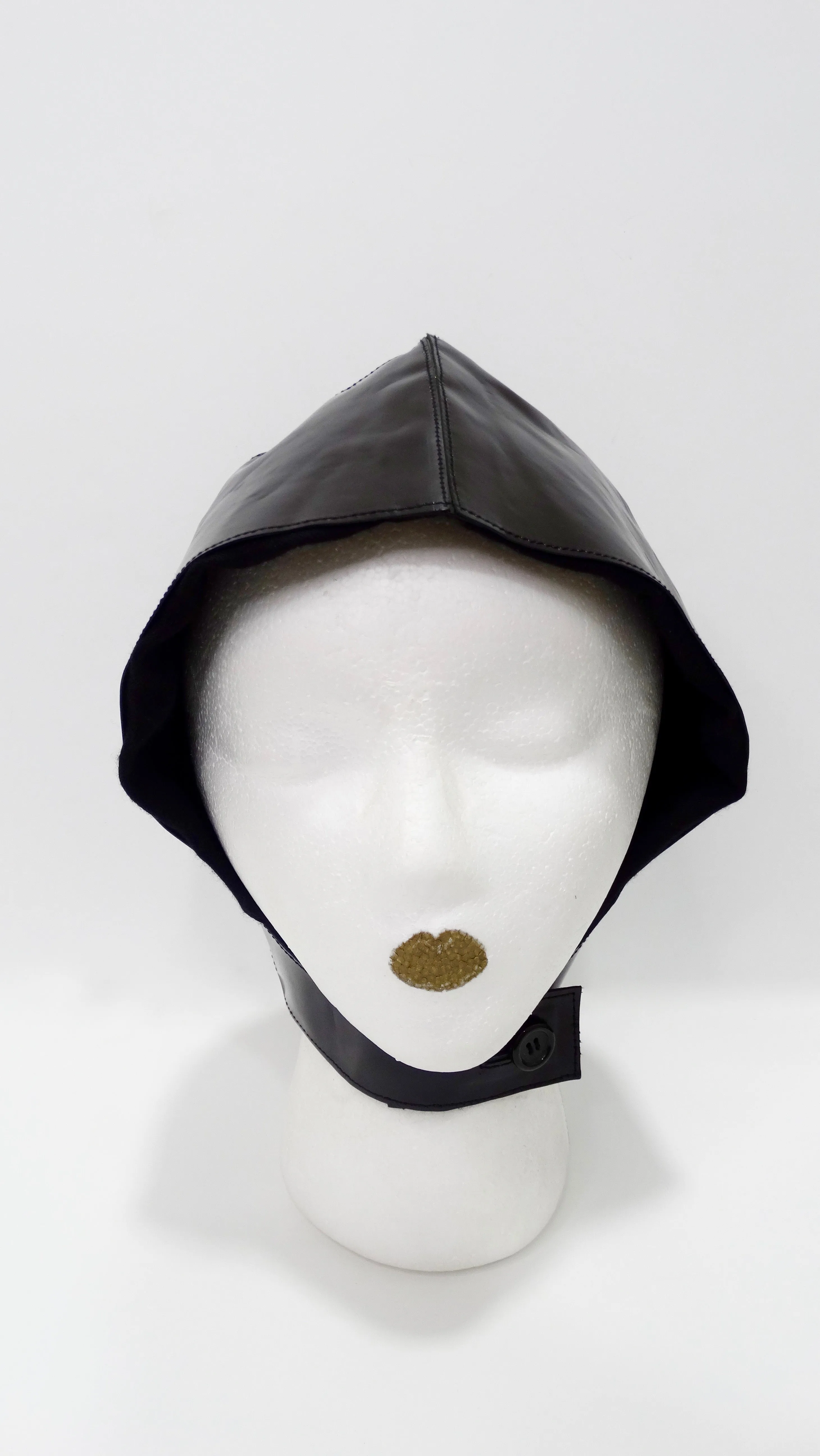 Tom Ford for YSL Black Leather Flight Cap