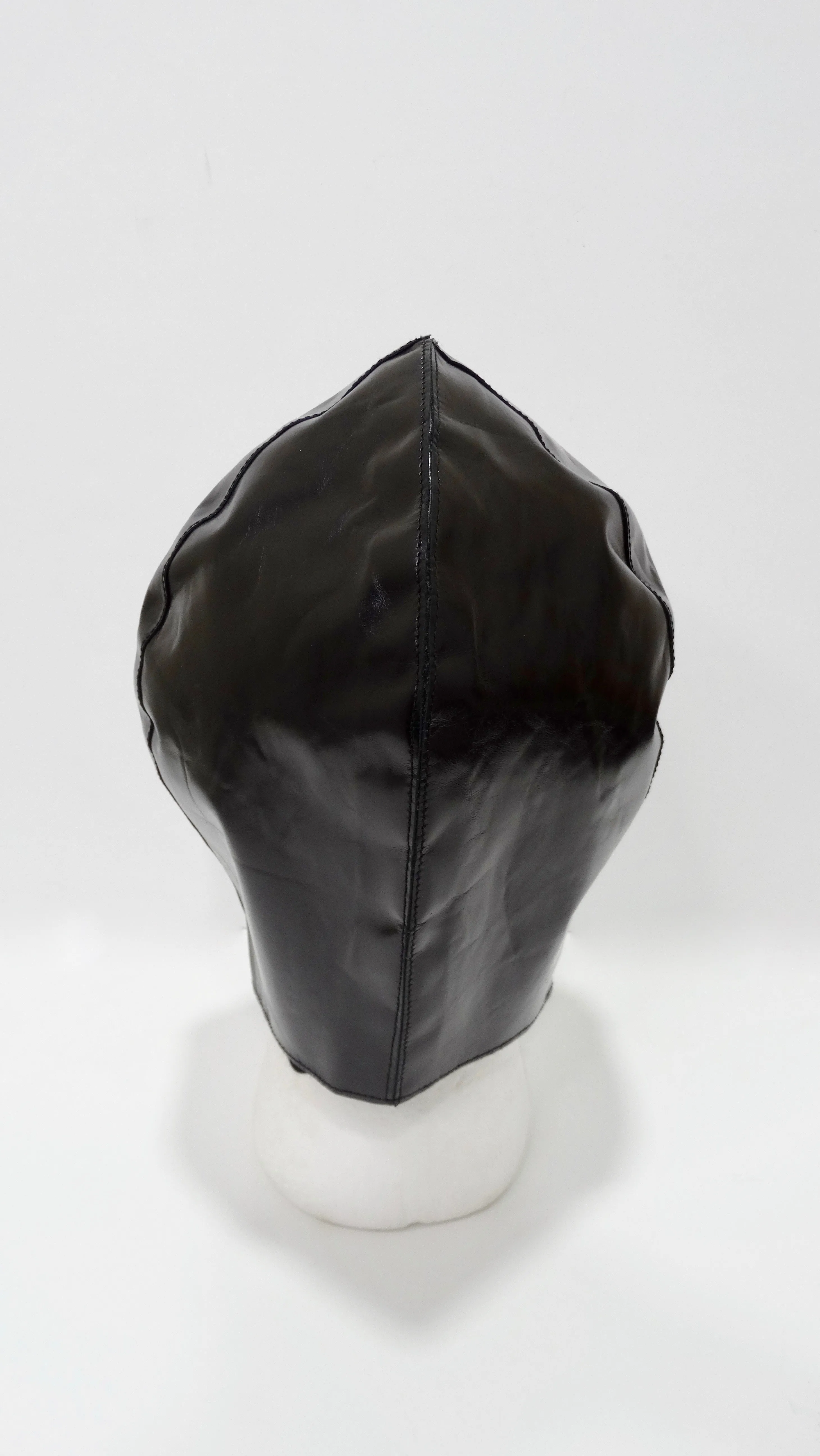 Tom Ford for YSL Black Leather Flight Cap