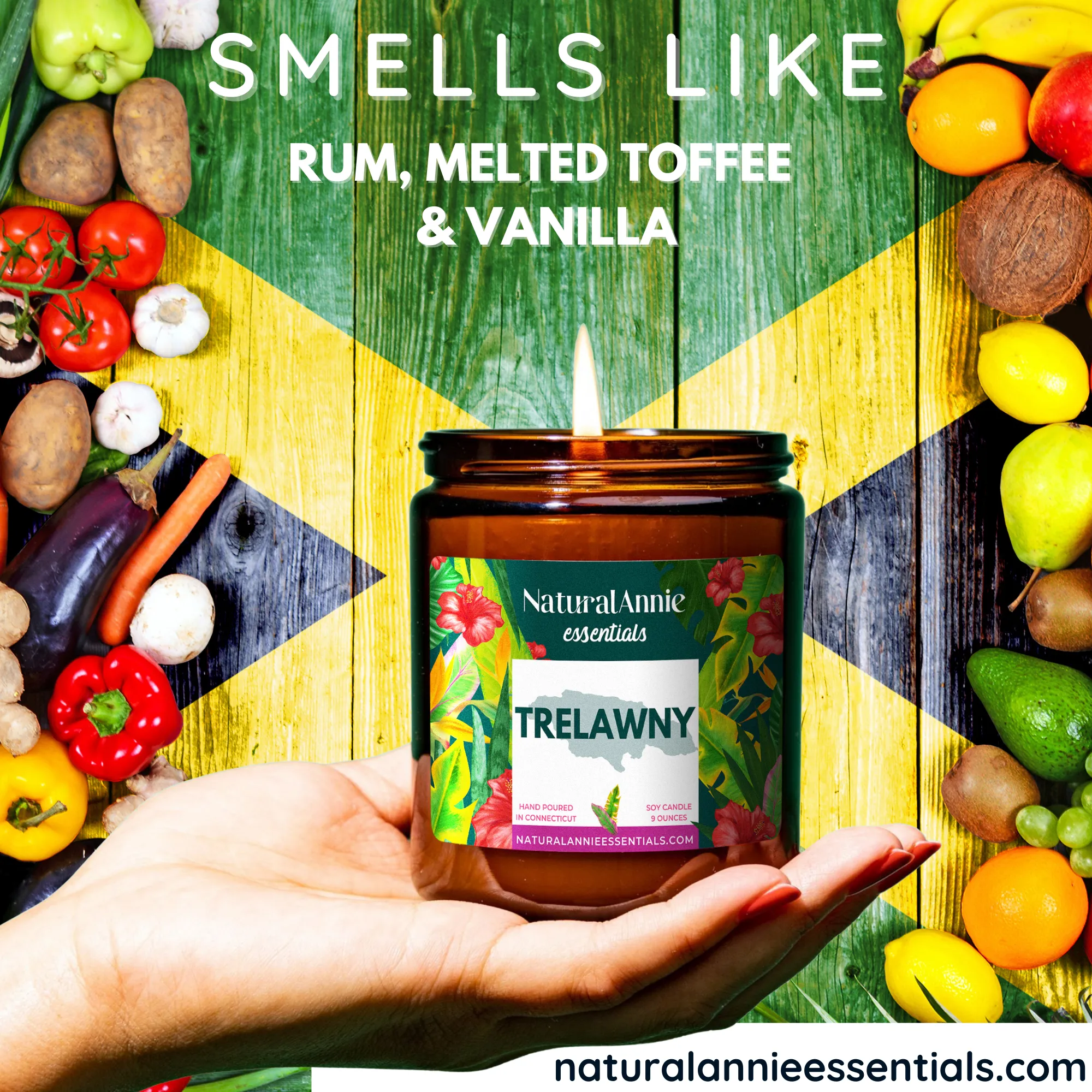 TRELAWNY 9 oz Scented Soy Candle