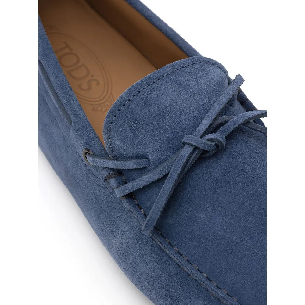 Turquoise Suede Leather Loafer