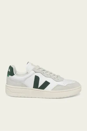 V-90 Suede Leather Men Sneaker in White Cyprus