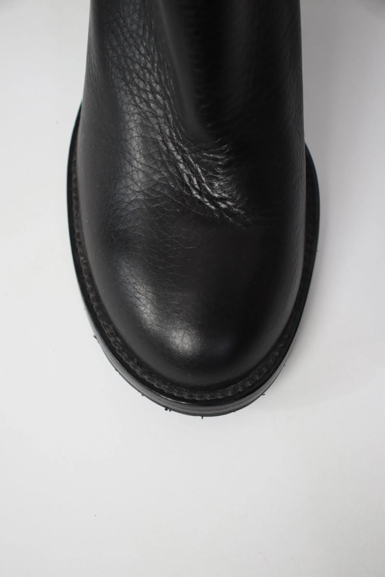 Veronique Branquinho Leather Mid-Calf Boots*