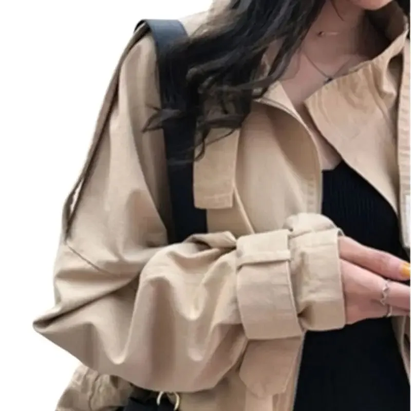 Veste militaire kaki femme