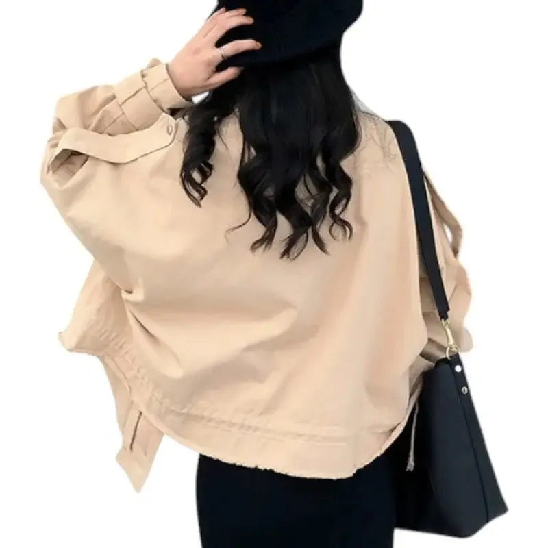 Veste militaire kaki femme