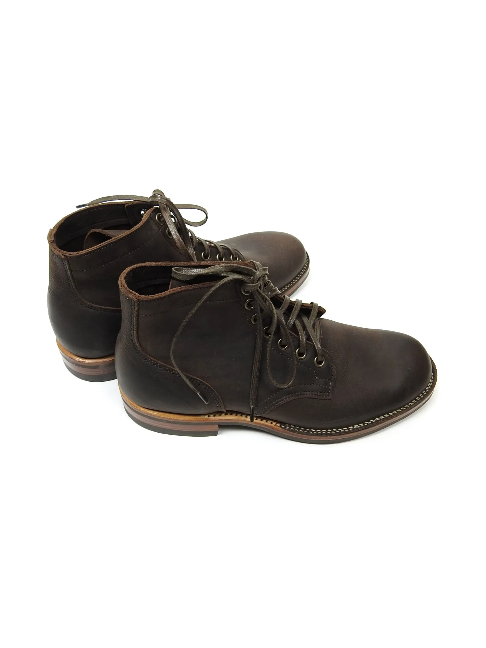 Viberg Brown Leather Boots Size 7.5