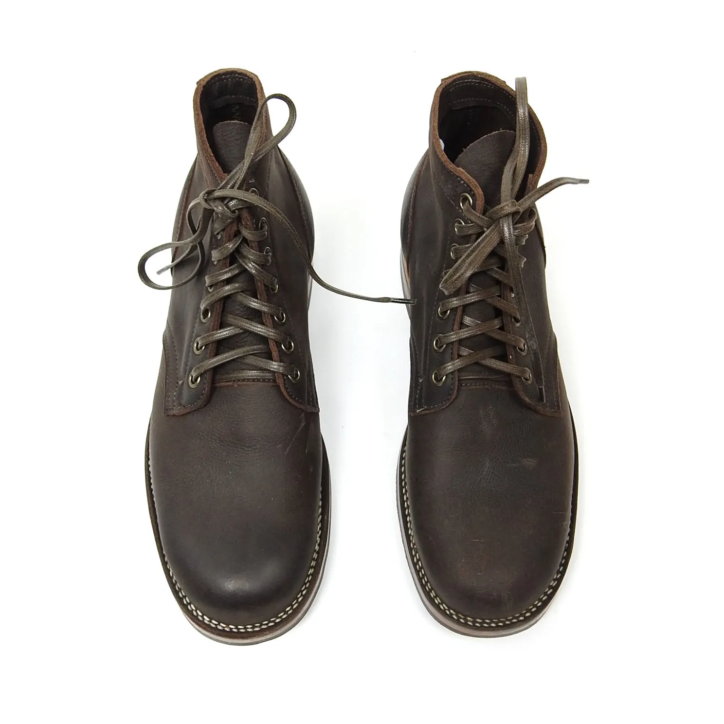 Viberg Brown Leather Boots Size 7.5