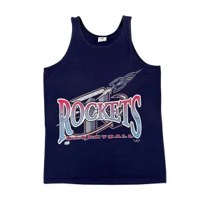Vintage Houston Rockets Basketball Tank Top - M