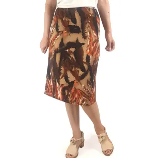 Vintage Razak autumnal pencil skirt size 8