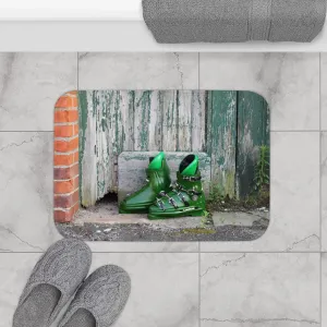 Vintage Ski Boots - Bath Mat