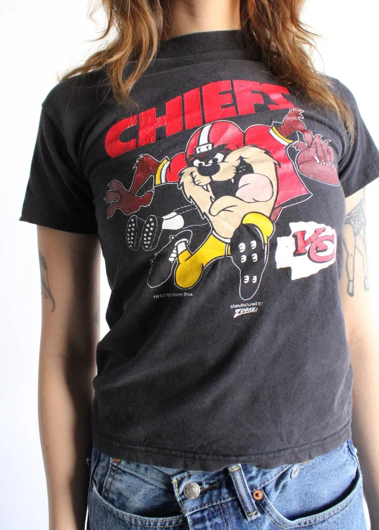 Vintage Taz x Chiefs Tee T1335