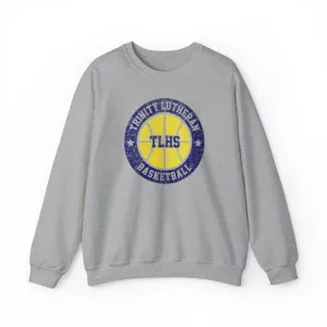 Vintage Trinity Lutheran Basketball Unisex Heavy Blend™ Crewneck Sweatshirt