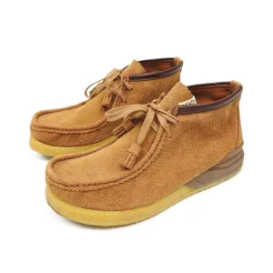 Visvim Beuys Trekker Folk Leather Trimmed Suede Boots Size US11