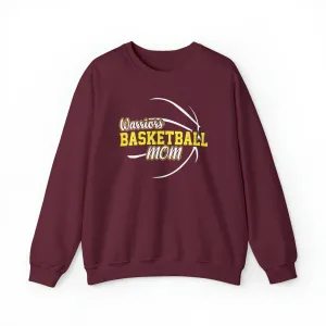Warriors Basketball Mom Unisex Heavy Blend™ Crewneck Sweatshirt
