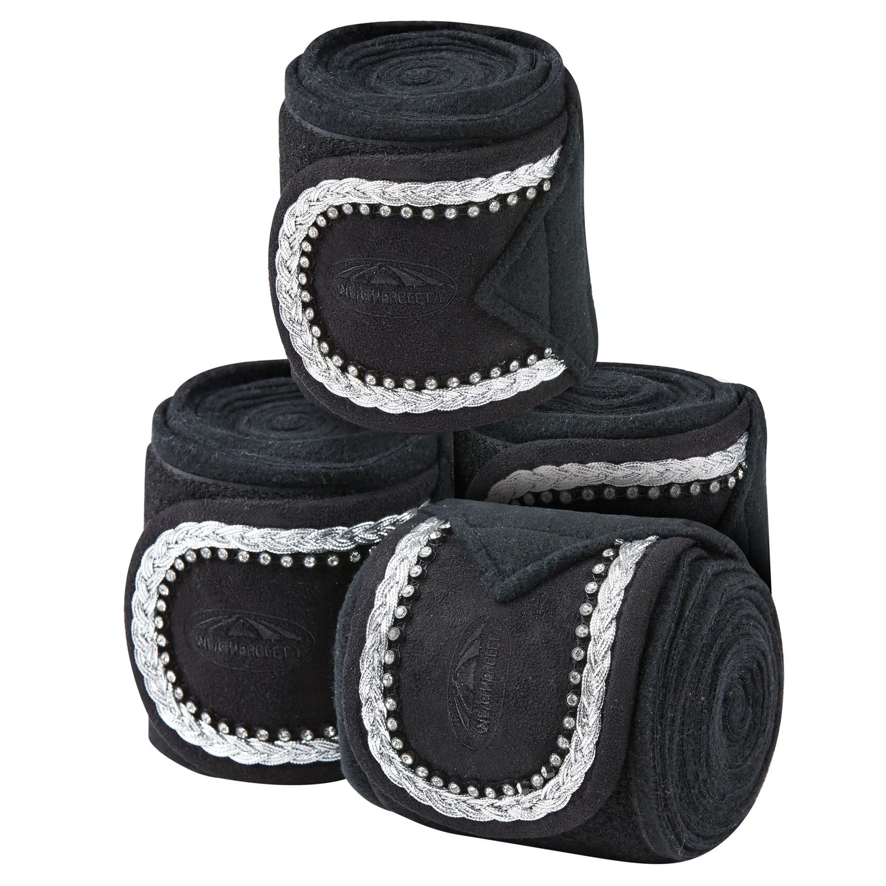Weatherbeeta Fleece Bling Bandage 4 Pack