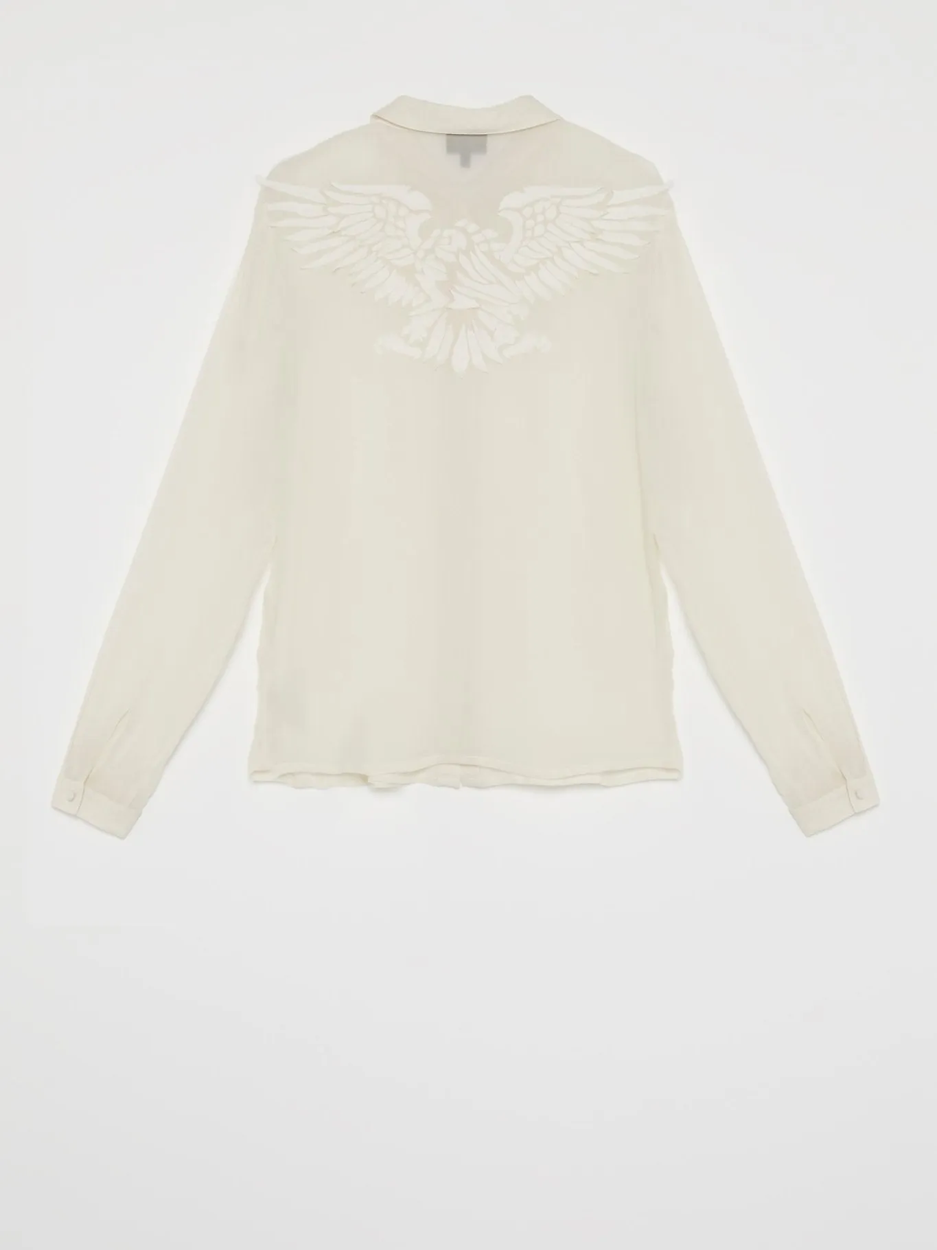 White Eagle Print Shirt