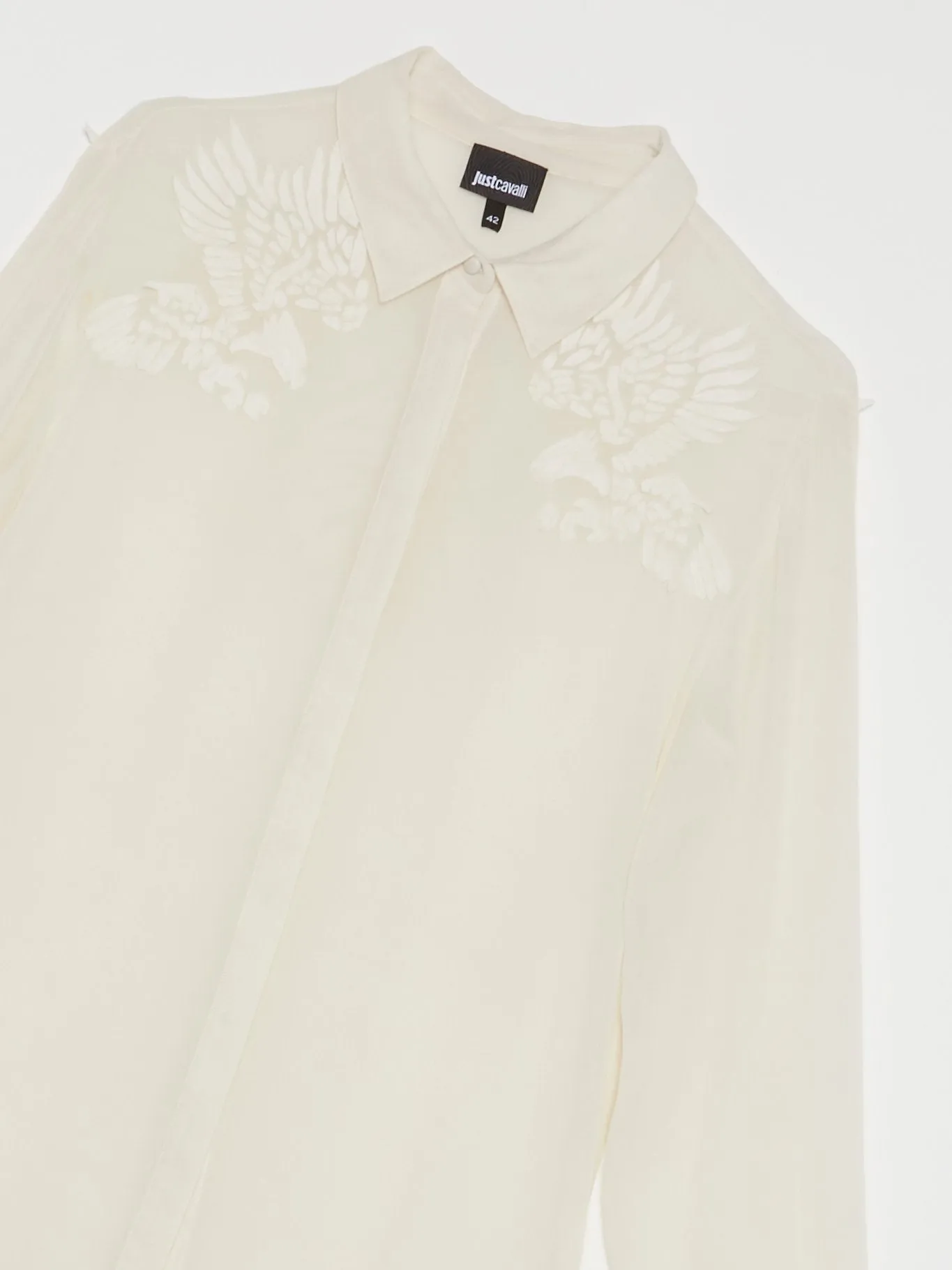White Eagle Print Shirt