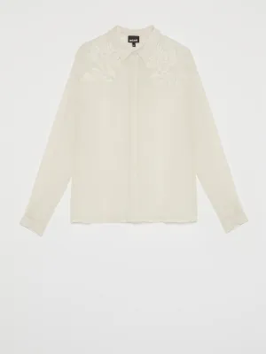 White Eagle Print Shirt