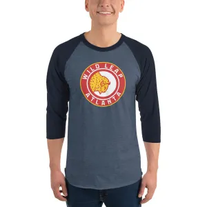 Wild Leap Atlanta Basketball 3/4 Sleeve Raglan Shirt