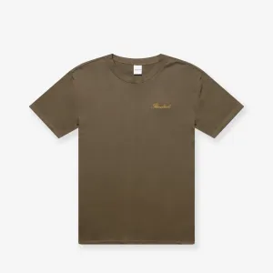 Winter Script '23 Oversized Tee - Coffee