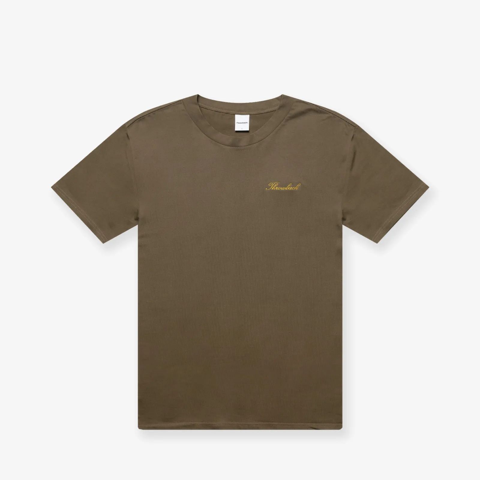 Winter Script '23 Oversized Tee - Coffee
