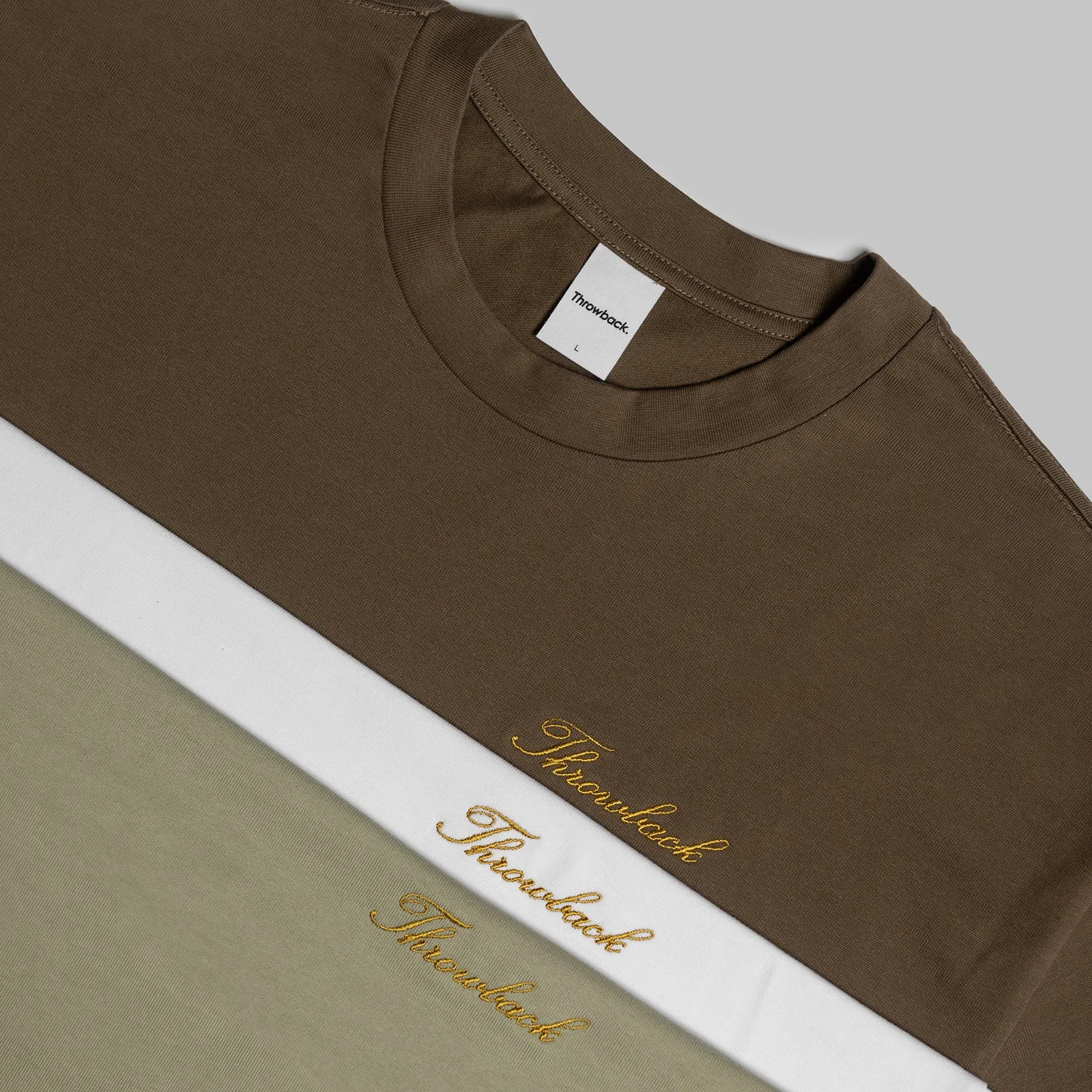 Winter Script '23 Oversized Tee - Coffee