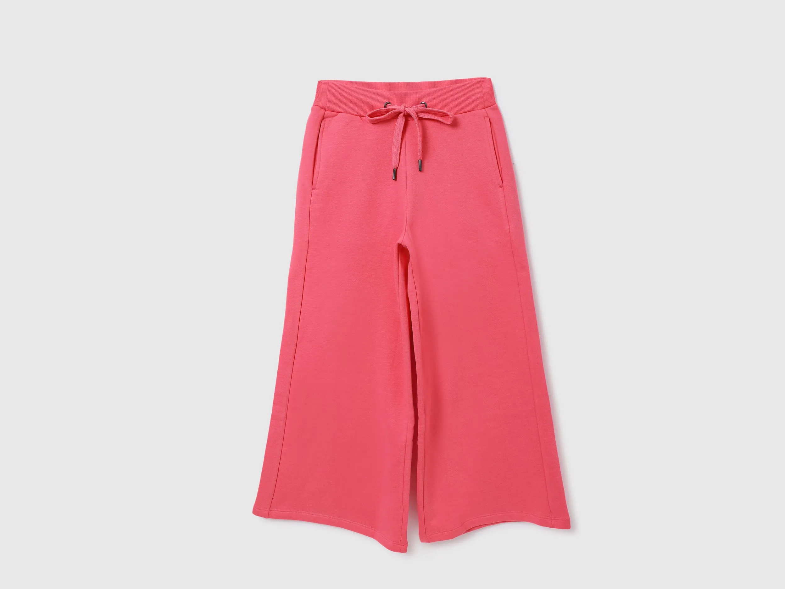 Women Solid Wide Leg Culottes