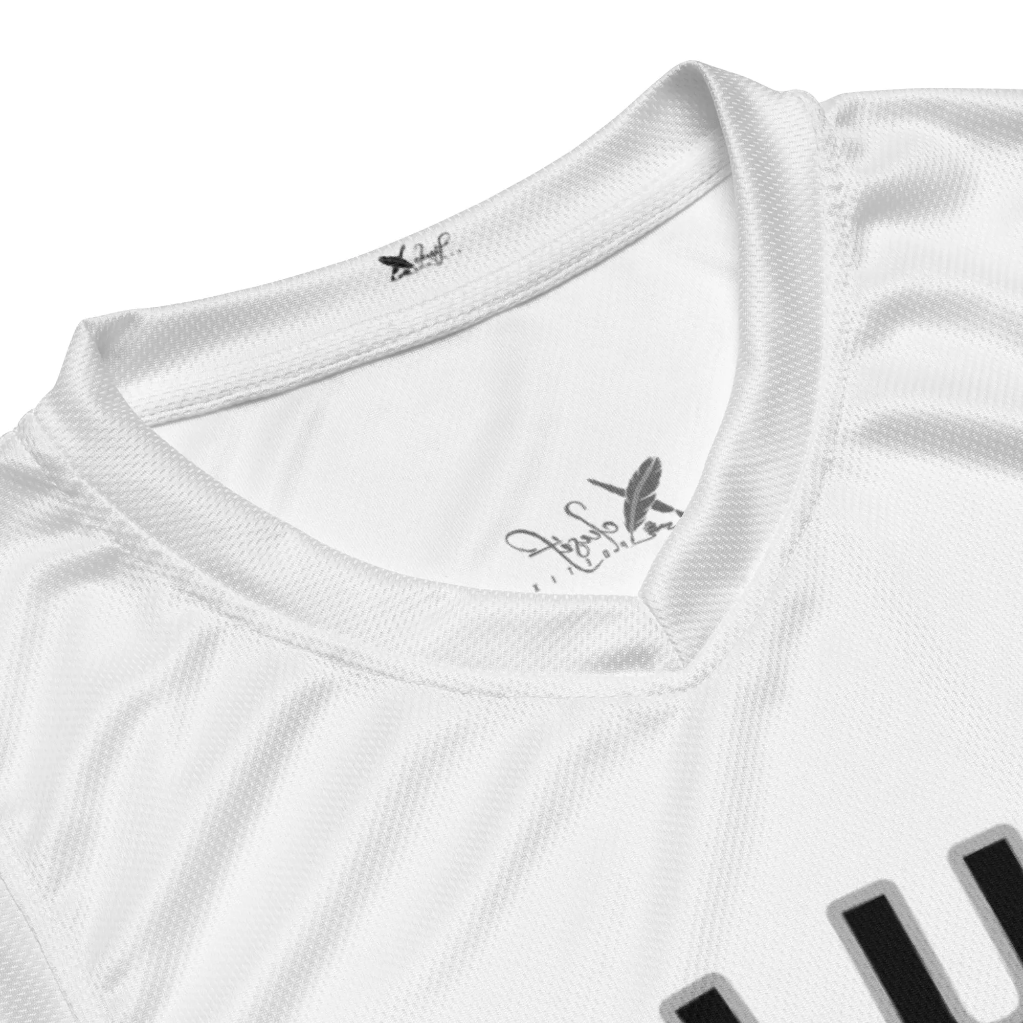 XCLUSIF POETIX WHITE unisex basketball jersey