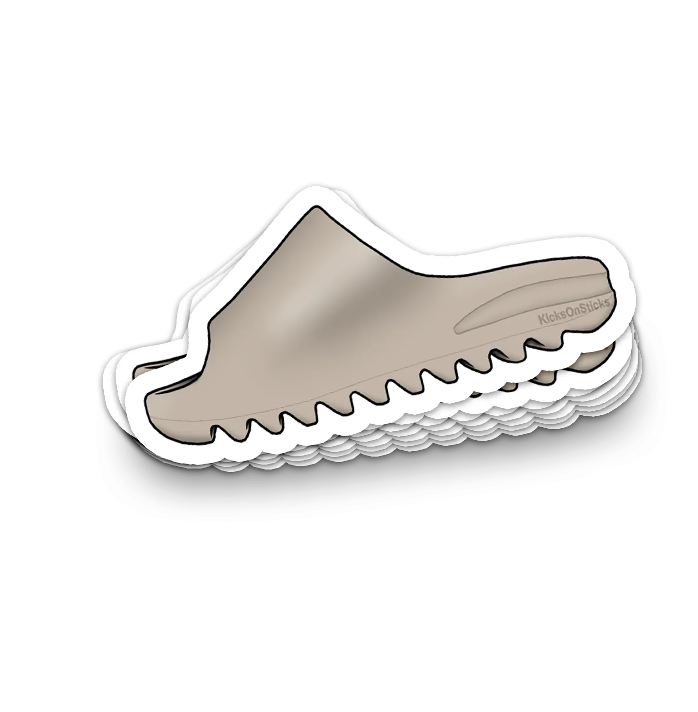 Yeezy Slide "Pure" Sneaker Sticker
