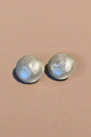 Yolanta Collection, 1" Faux Pearl Clip Earrings