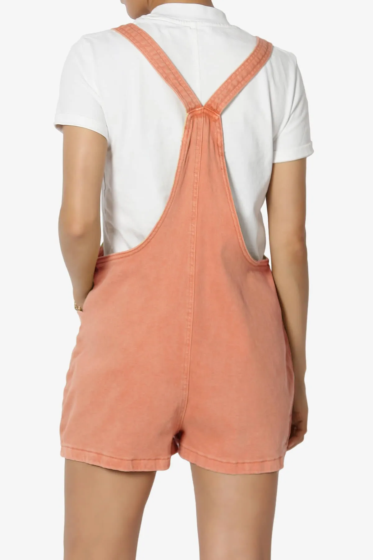 Ziggy Washed Denim Short Overall