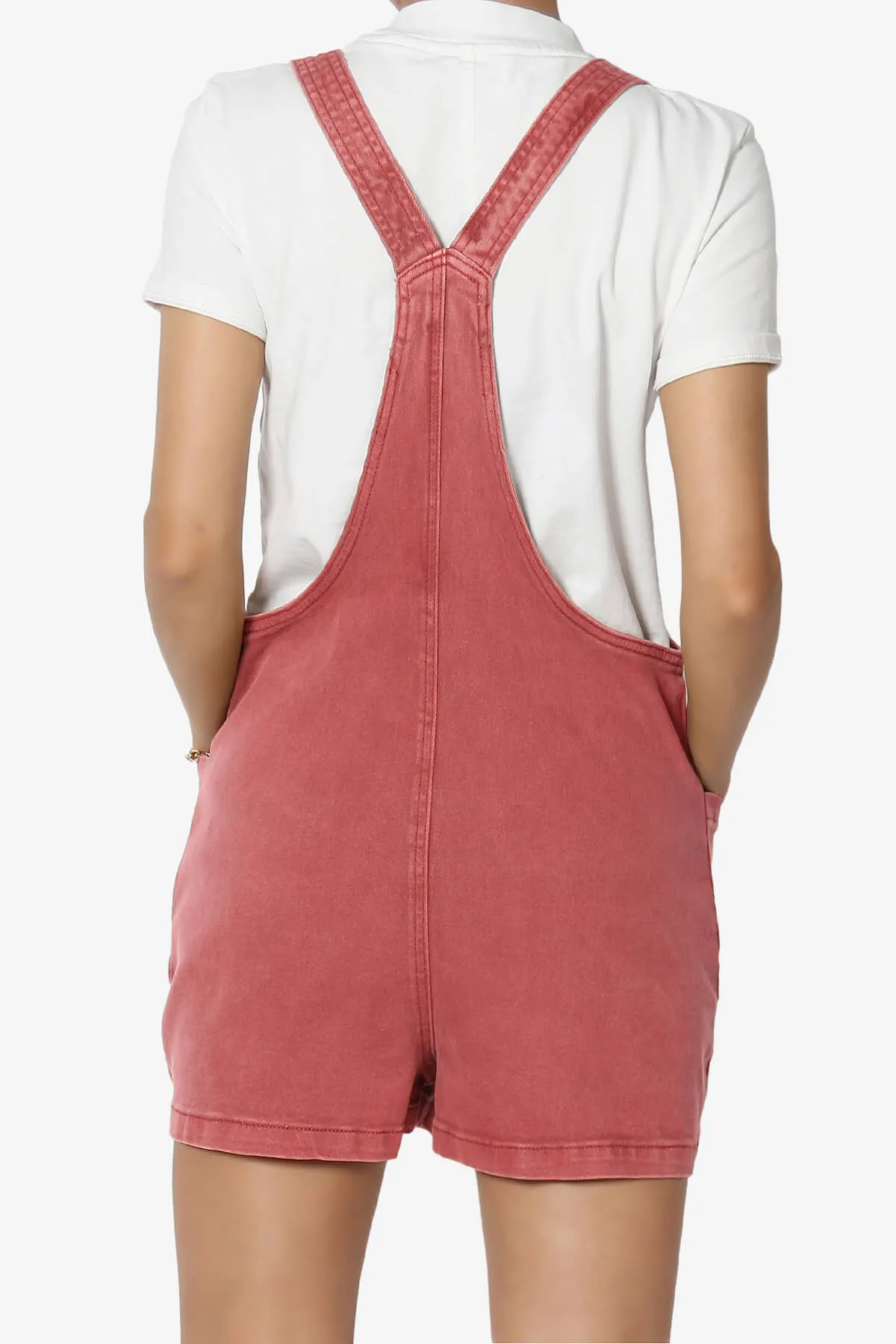 Ziggy Washed Denim Short Overall