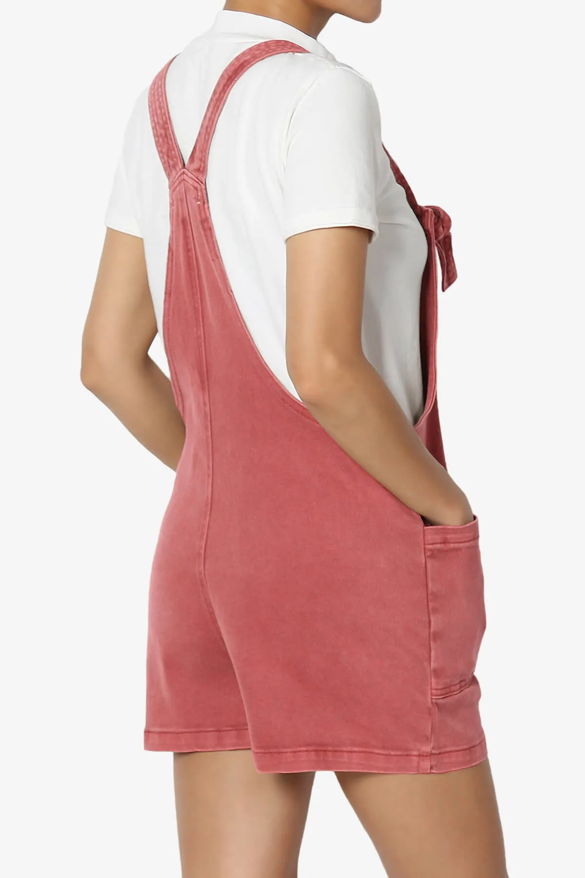 Ziggy Washed Denim Short Overall
