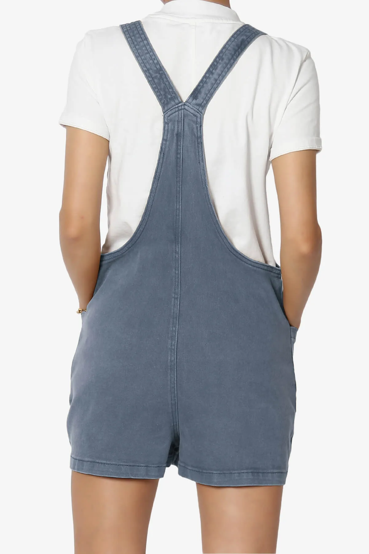 Ziggy Washed Denim Short Overall