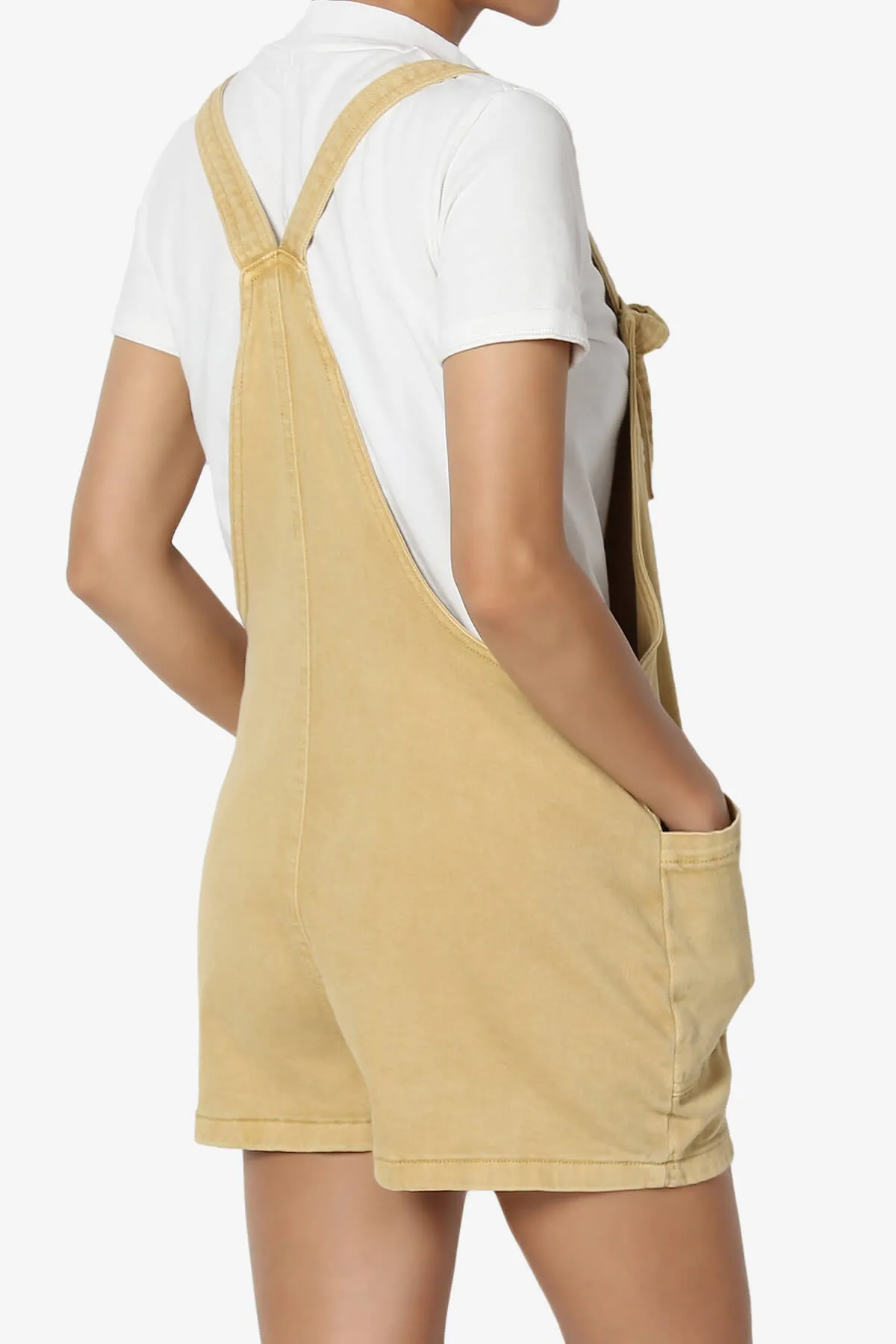 Ziggy Washed Denim Short Overall