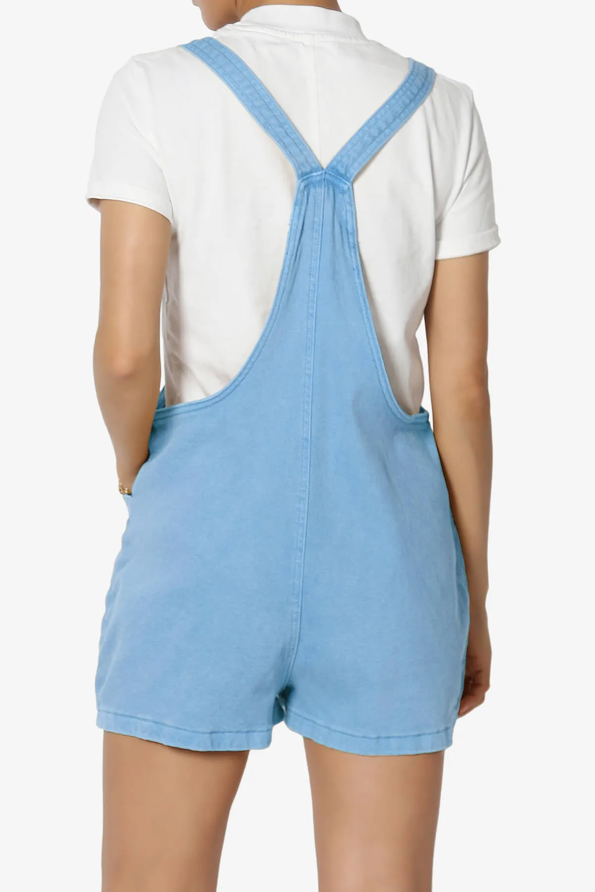 Ziggy Washed Denim Short Overall