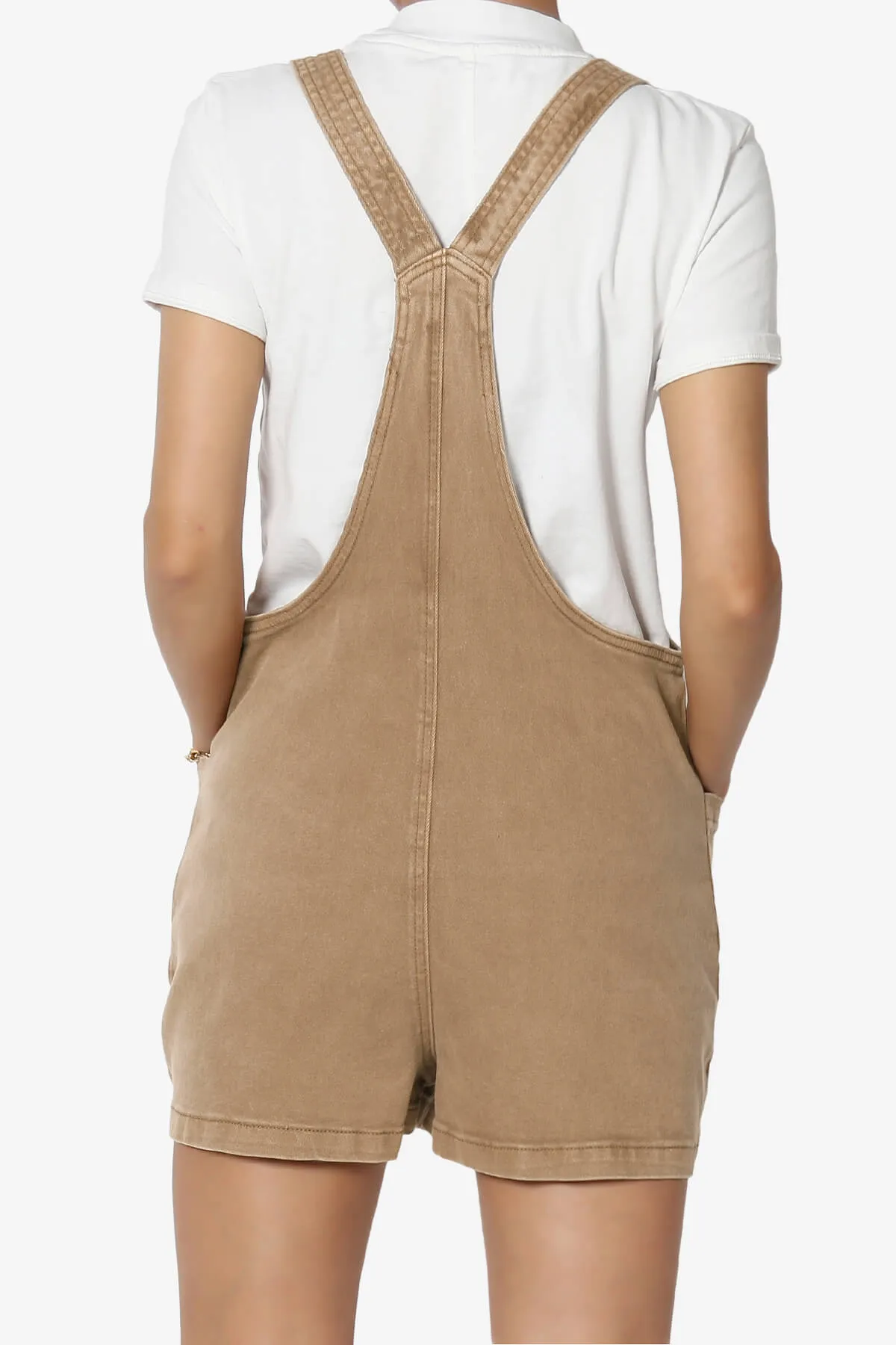 Ziggy Washed Denim Short Overall