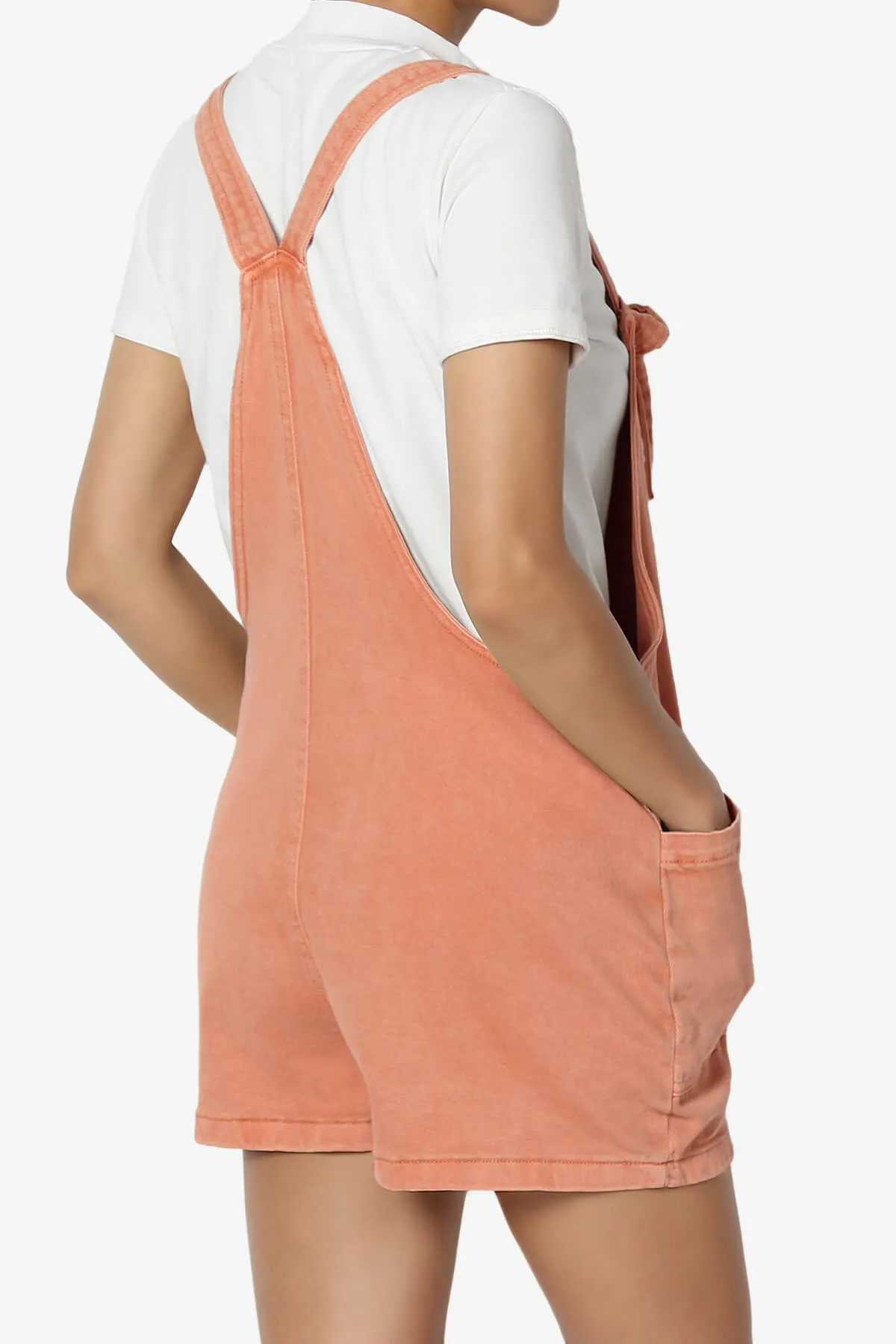 Ziggy Washed Denim Short Overall