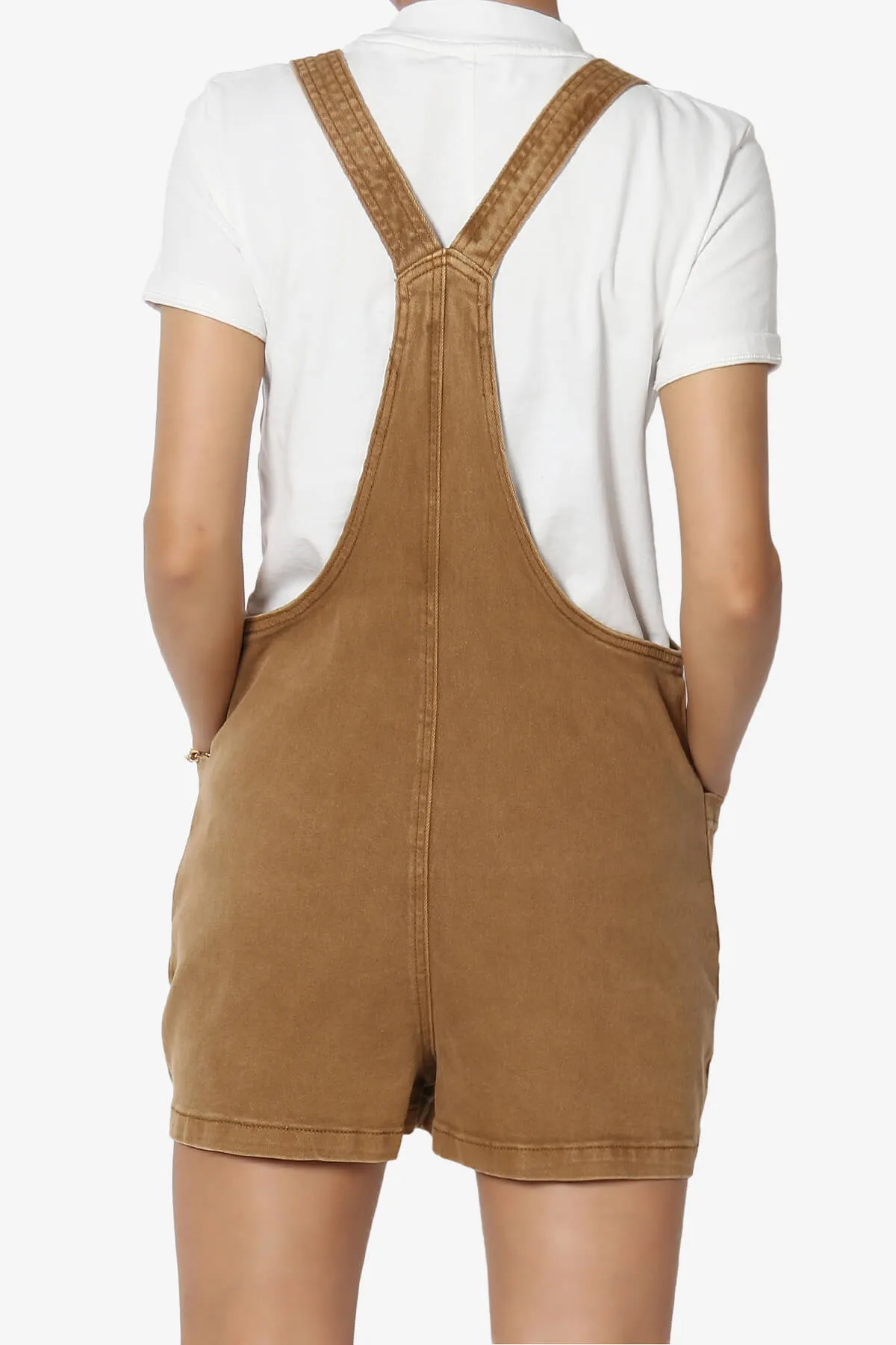 Ziggy Washed Denim Short Overall