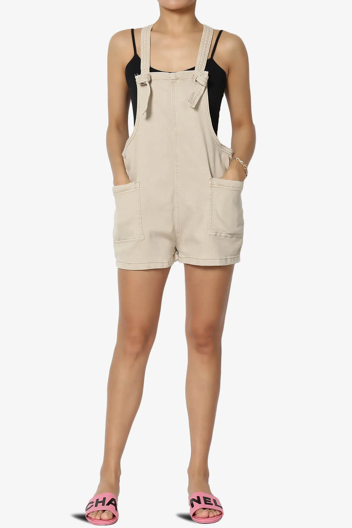 Ziggy Washed Denim Short Overall