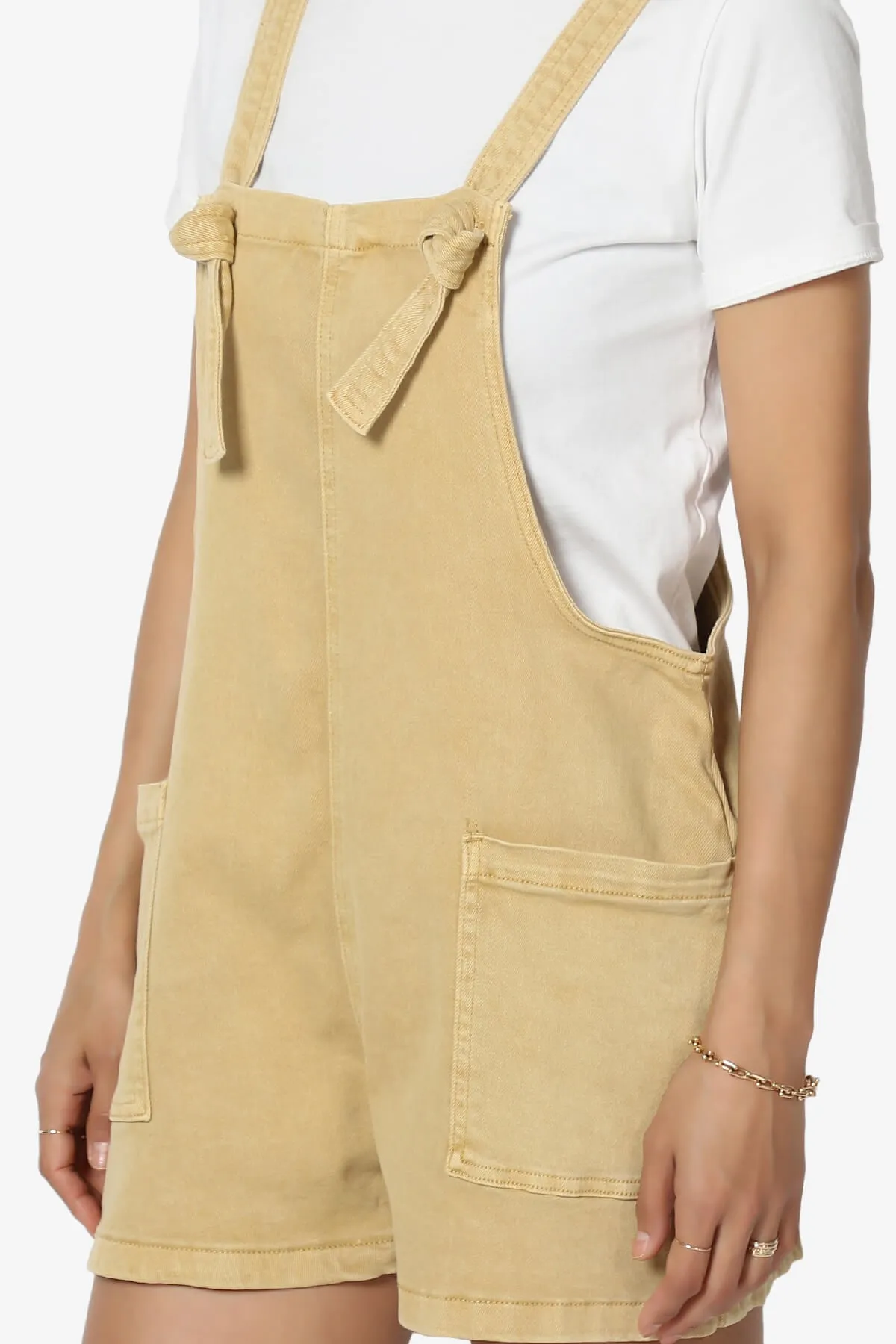 Ziggy Washed Denim Short Overall