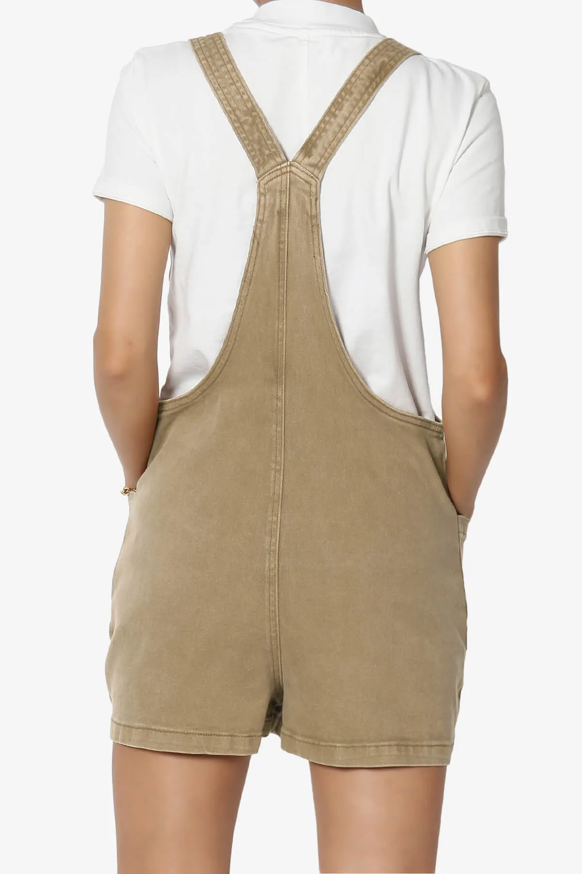 Ziggy Washed Denim Short Overall