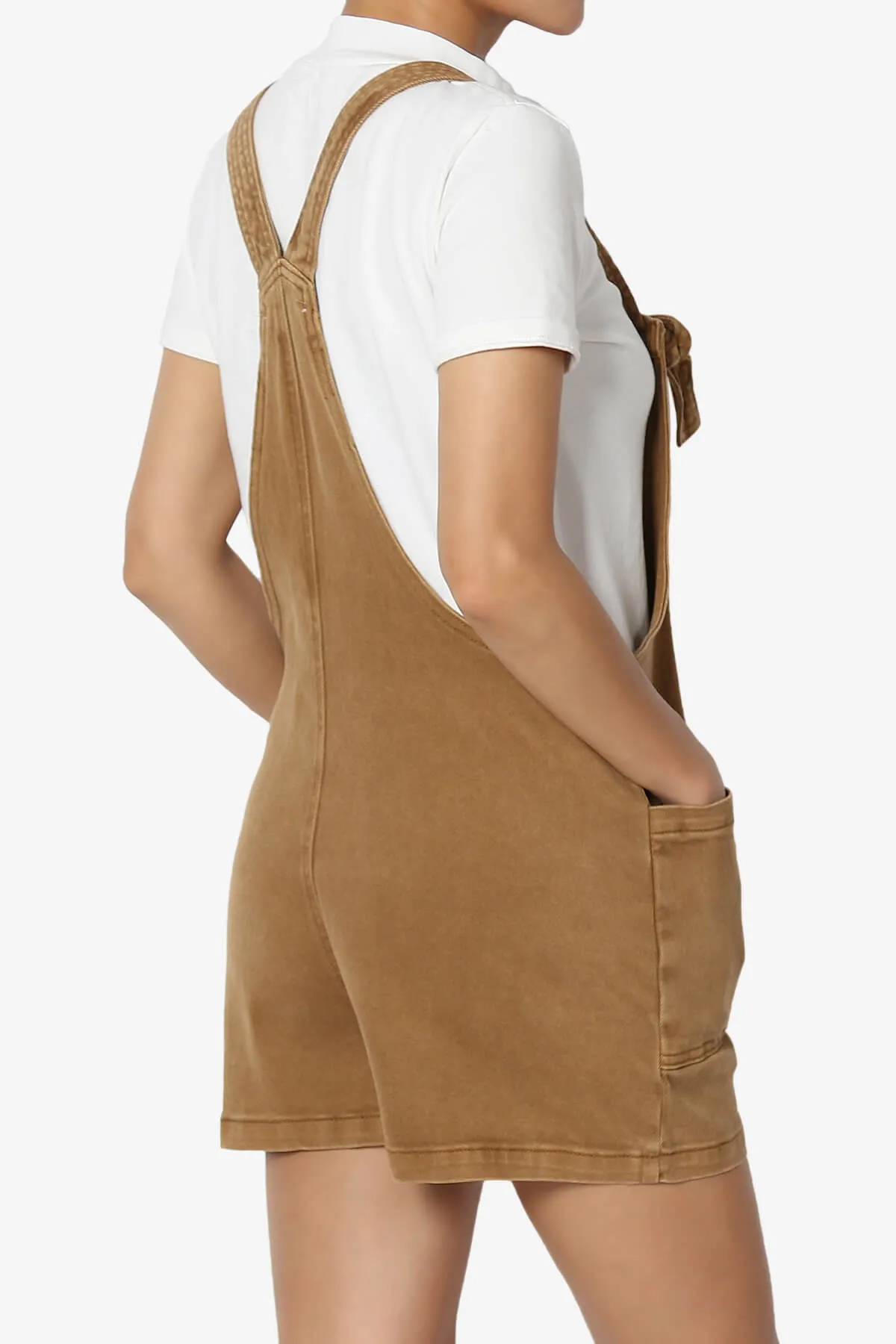 Ziggy Washed Denim Short Overall